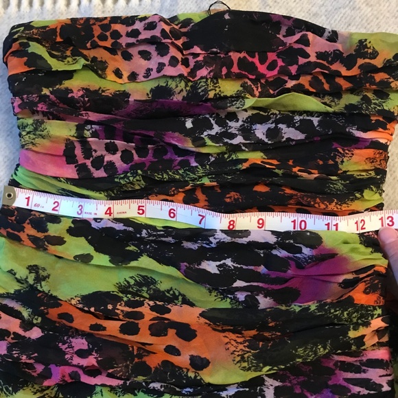 DVF Diane von Furstenberg Strapless Cocktail Dress - Perfect for Prom! - Picture 6 of 8